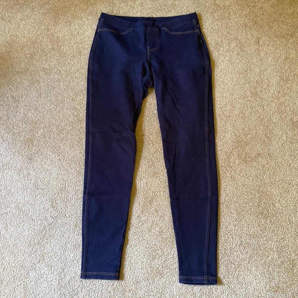No nonsense Classic Indigo Denim Leggings SMALL